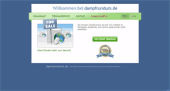 Desktop Screenshot of dampfrundum.de